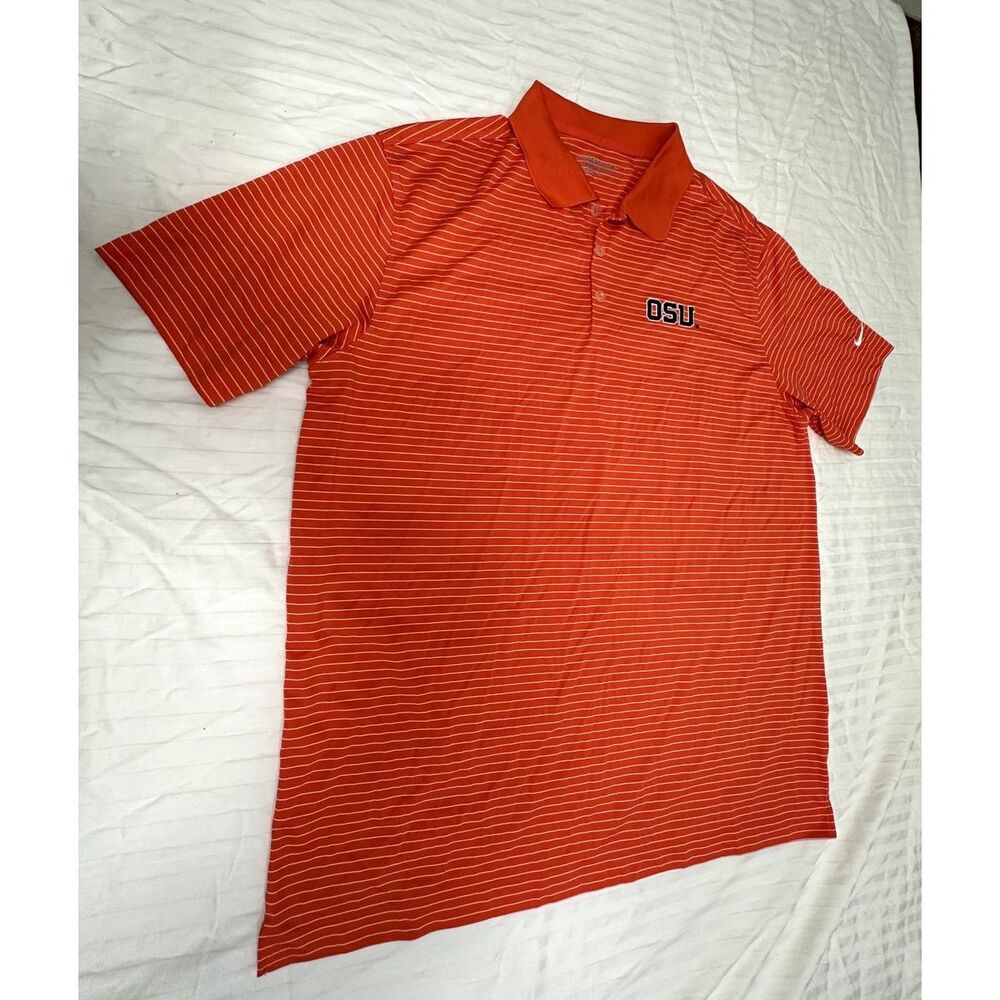 NIKE GOLF TOUR PERFORMANCE DRI FIT OSU MENS ATHLETIC SHIRT SIZE XL